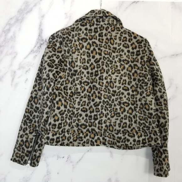 Cupcakes and Cashmere Margaux Leopard Moto Jacket - Picture 7 of 11